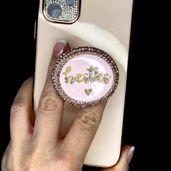 Rhinestone Besties Phone Grip - Picture 2 of 2